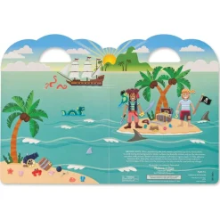 Aktivitetsbog Med Klistermaerker - Pirater