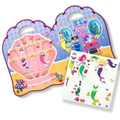 Aktivitetsbog Med Klistermaerker - Havfruer