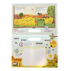 Aktivitetshaefte - Lær 120 Ord Med Bondegardsdyr