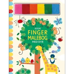Alvildas Fingermalebog Med Dyr
