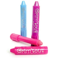 Ansigtsfarve - 3 Farvestifter - Prinsesse