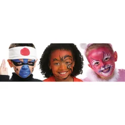 Ansigtsfarve - 3 Farvestifter - Prinsesse