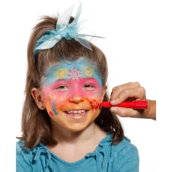 Ansigtsfarve - 3 Farvestifter - Prinsesse
