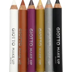 Ansigtsfarve - Sminkeblyanter, Metallic 6 Stk