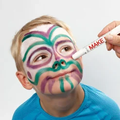 Ansigtsfarve - Tegnestifter Basisfarver, 6 Stk