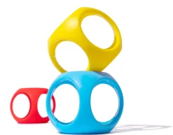 Babybold I Silikone - Basisfarver, 3 Stk.