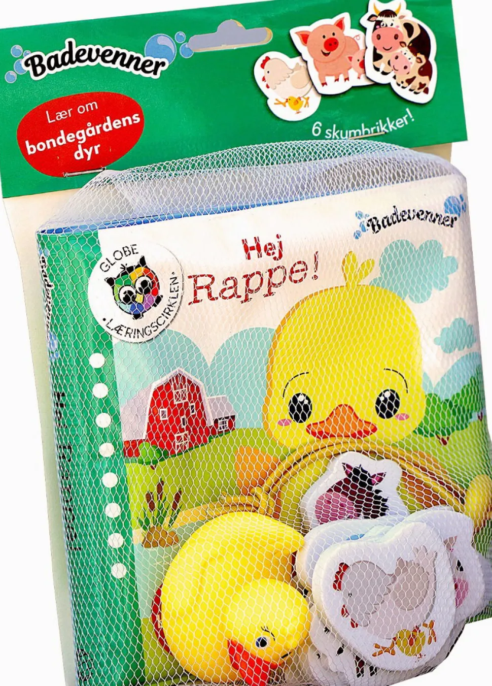 Badebog Med Legetøj - Hej Rappe!