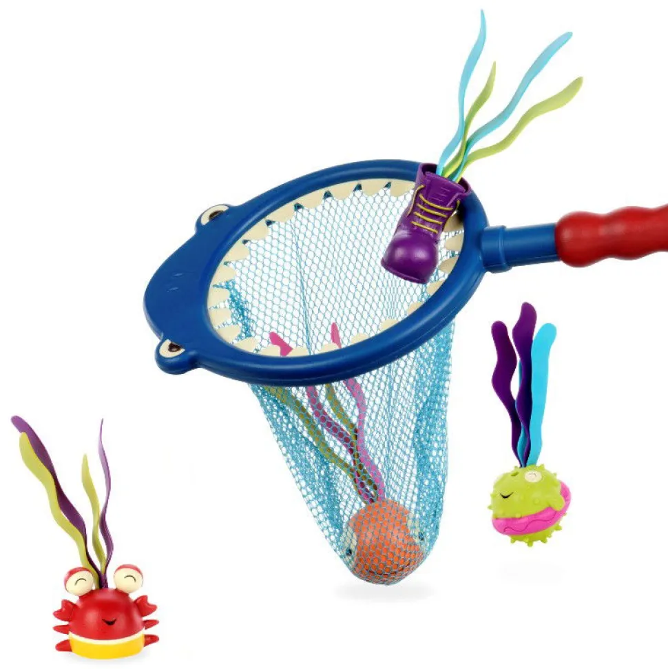 Badeleg - Fiskesaet Finley Haj, Fisk Og Dyk