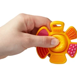 Bide- Og GribeLegetøj - Orange Blomst