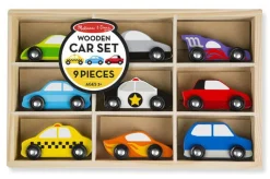 Biler I Trae - Sma Koretojer, 9 Stk