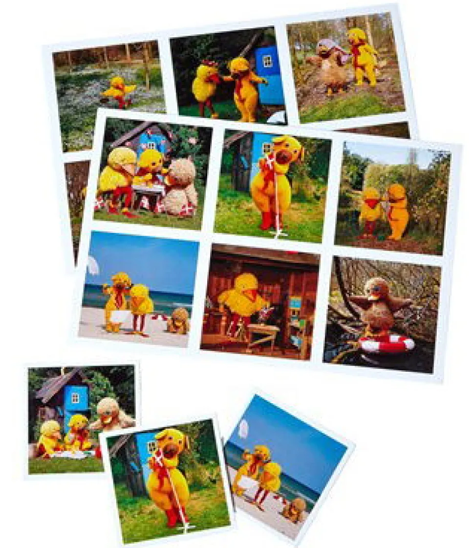 Billedlotteri - Bamse & Kylling