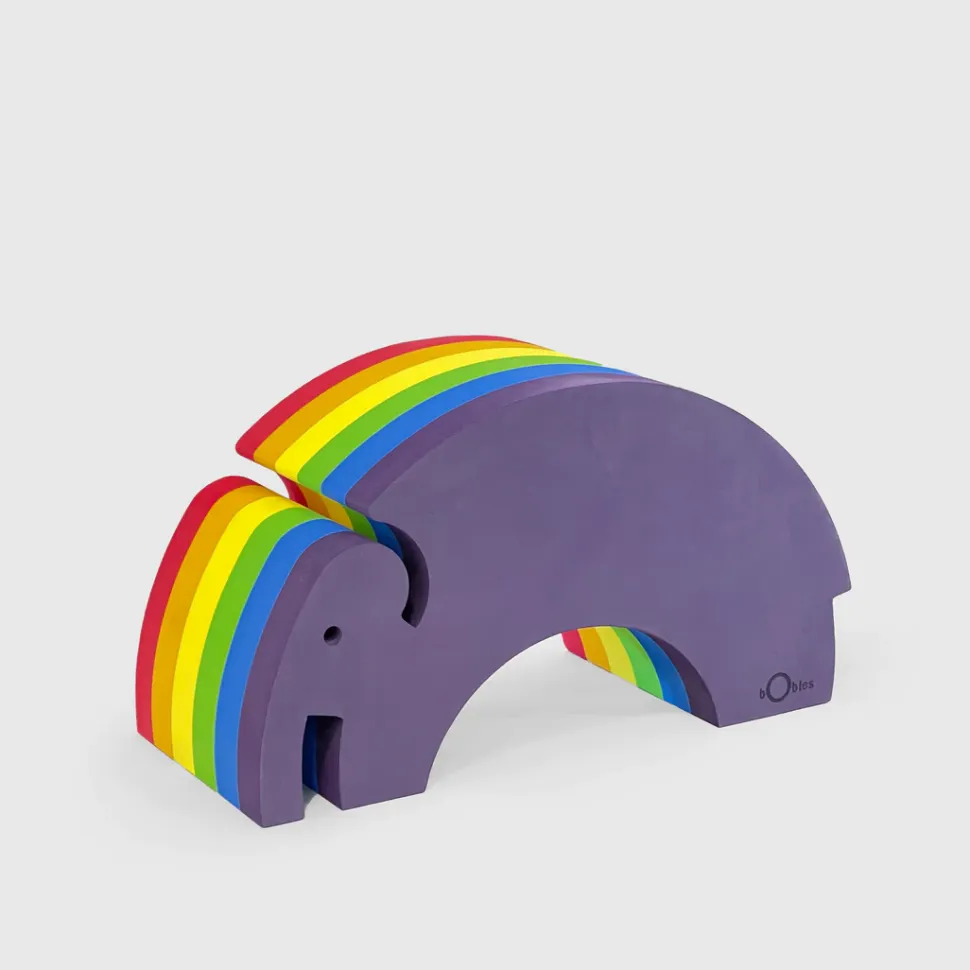 Bobles Elefant L - Rainbow