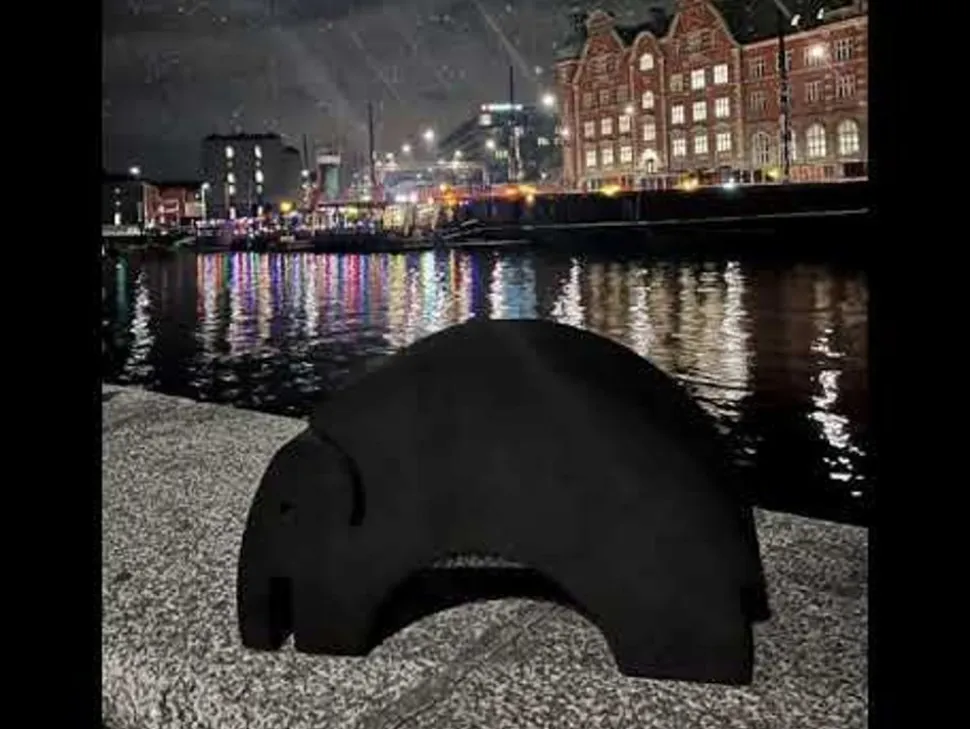 Bobles Elefant M - Limited Edition, Black