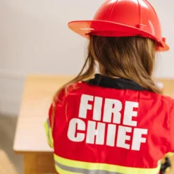 Brandmandssaet Inkl. Hjelm, Str. 3-6 Ar