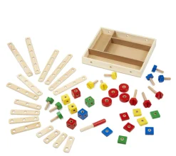 Byggesæt I Trae | 48 Dele