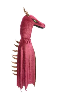 Dragekappe - Rod/Guld - Flere Storrelser