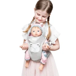 Dukke Tilbehør - Baeresele I Stof, 45 Cm