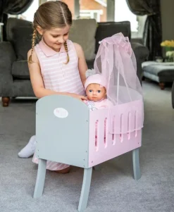 Dukke Tilbehør - Dukkeseng M. Himmel, 45 Cm.