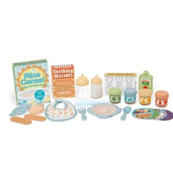 Dukke Tilbehør - Spisetid, 24 Dele