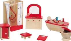 Dukkehus Tilbehør - Badevaerelse, Klassisk
