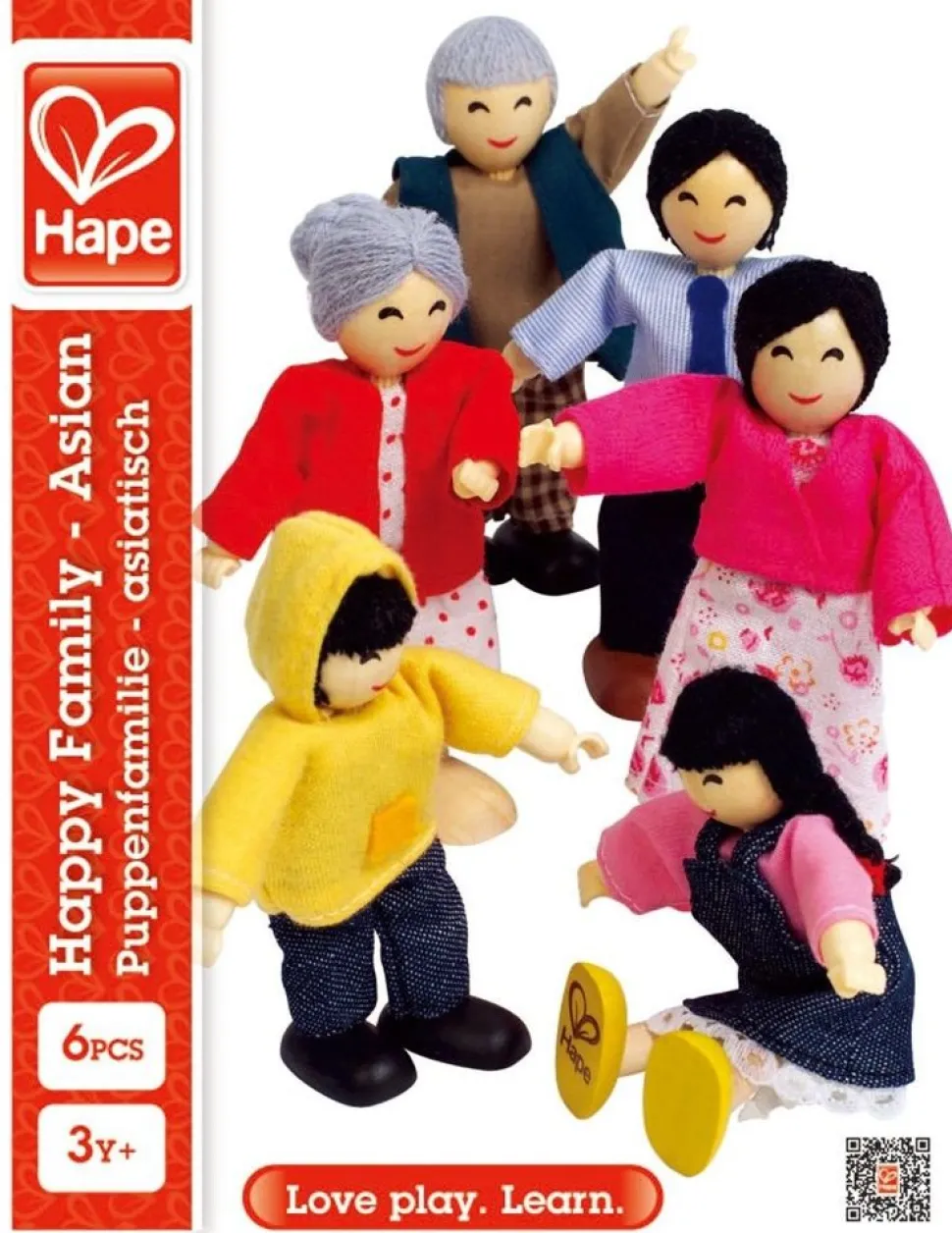 Dukkehus Tilbehør - Dukkefamilie, Asiatisk