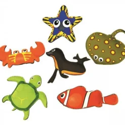 DykkeLegetøj - Dyr, 6 Stk.
