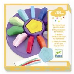 Fedtfarver, 12 Stk. - Fra 18 Mdr.