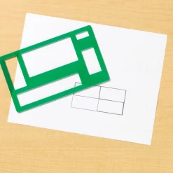 Geometriske Former - Skabeloner, 5 Stk.