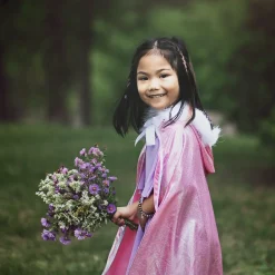 Glitterkappe Med Pelskant, Str. 4-7 Ar