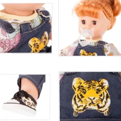 Gotz Dukke - Muffin Med Rodt Har 33 Cm