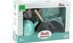 Grydesaet I Metal - Retro, 7 Dele