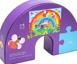 Gulvpuslespil M. 36 Brikker - Regnbue