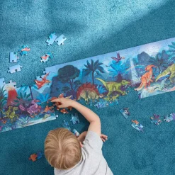 Gulvpuslespil M. 200 Brikker - Dinosaurer