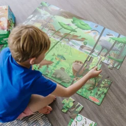 Gulvpuslespil, Tosidet M. 48 Brikker - Natur