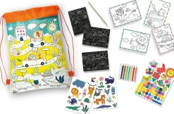 Gymnastikpose Med Ferie- Og Rejseaktiviteter