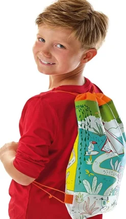 Gymnastikpose Med Ferie- Og Rejseaktiviteter