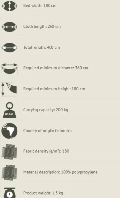 Haengekoje Kingsize Outdoor - Sea Salt