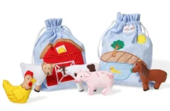 Historiepose I Stof - Pa Bondegarden