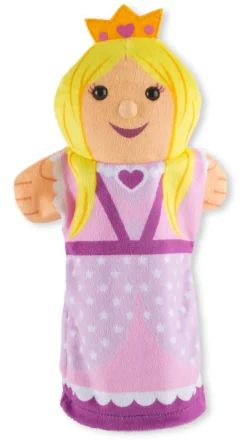 Hånddukker - Beboere Pa Slottet, 4 Stk.