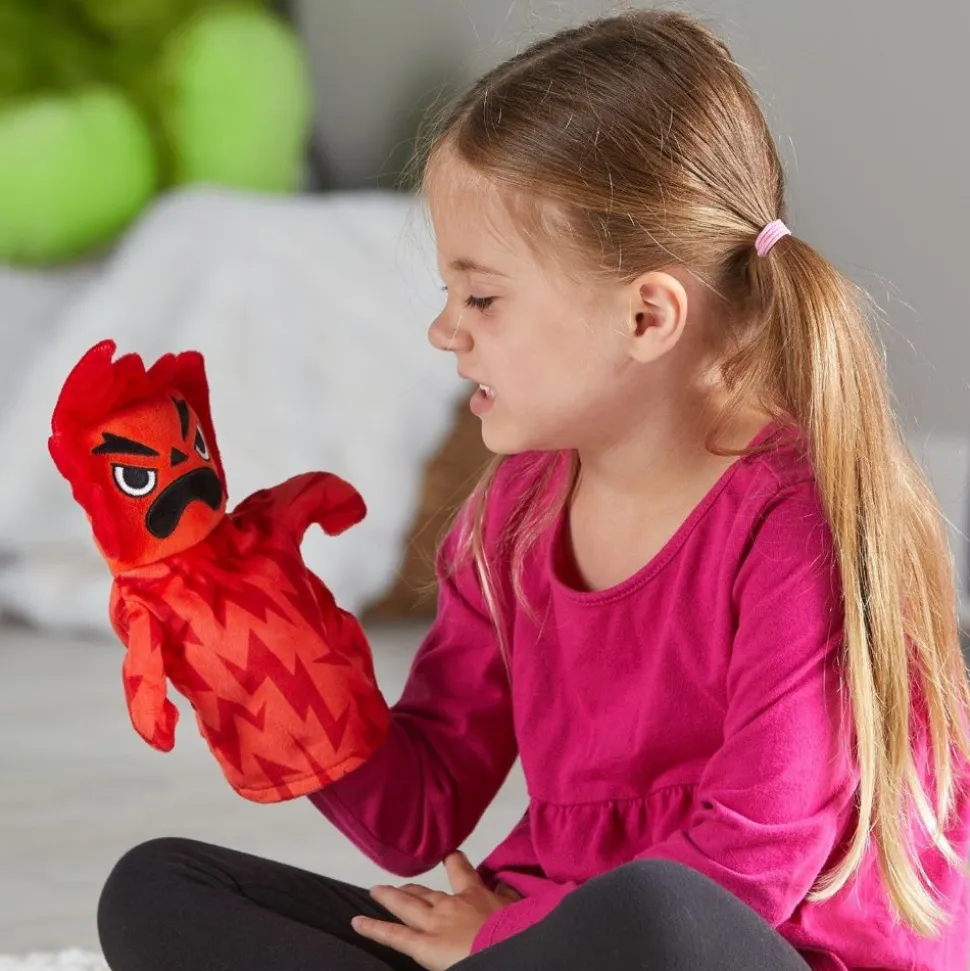 Hånddukker - Familien Folelser, 5 Stk