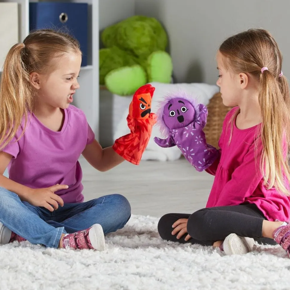 Hånddukker - Familien Folelser, 5 Stk