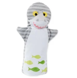 Hånddukker - Havdyr, 4 Stk.