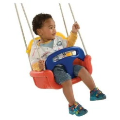 3-I-1 Babygynge - Gul/Rod