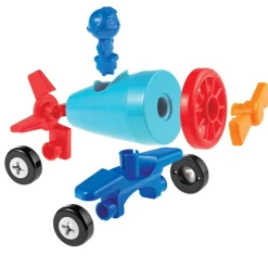 3-I-1 Byggesæt - Bil, Bad & Fly