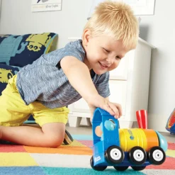 3-I-1 Byggesæt - Raket, Tog & Helikopter