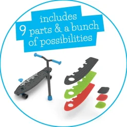 2-I-1 Skatieskootie - Sort