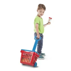 Indkobskurv Med Handtag Og Hjul