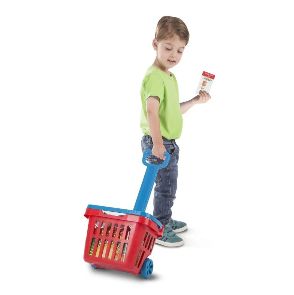 Indkobskurv Med Handtag Og Hjul