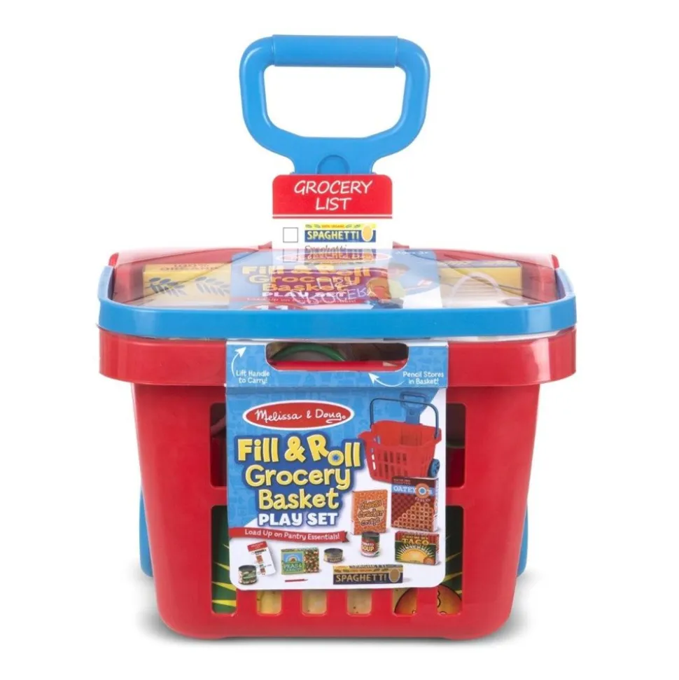 Indkobskurv Med Handtag Og Hjul