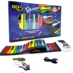 Instrumentmatte - Klaver, Regnbue